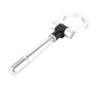 ERUEUBGRM Car Rear Front Trailer Hooks Ring Vehicle Towing Hook For Nissan GTR R35 370Z For Juke Car Towing Eye Cover(Silver)