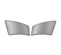 ERUEUBGRM for Toyota for Aygo 2005-2014 Car Gray Interior Handle Cover Door Buckle Handrail Cover Door Armrest Base Black Interior Door Handles(Right Gray Cover Left Right Covers)