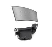 ERUEUBGRM for Toyota for Aygo 2005-2014 Car Gray Interior Handle Cover Door Buckle Handrail Cover Door Armrest Base Black Interior Door Handles(Right Gray Cover LH Cover and Base)