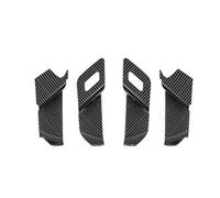 ERUEUBGRM LHD RHD Car Interior Door Handle Bowl Cap Cover for Mazda CX-90 CX-80 CX-60 2022-2024 Interior Door Handles(LHD ABS Carbon Fiber)