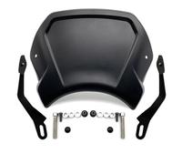 ERUEUBGRM Motorcycle Front Plate WindScreen Windshield Deflector For Y&amaha XSR700 XSR 700 For XTRIBUTE 2019 2020 2021 Motorcycle Windshield(Black)