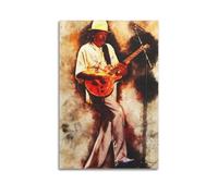 ERUGBKL Carlos Santana Poster17 Poster Decorative Painting Canvas Wall Posters And Art Picture Print Modern Family Bedroom Decor Posters 24x36inch(60x90cm)