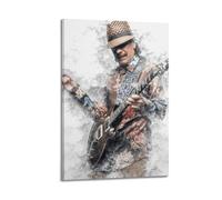 ERUGBKL Carlos Santana Poster5 Poster Decorative Painting Canvas Wall Posters And Art Picture Print Modern Family Bedroom Decor Posters 24x36inch(60x90cm)