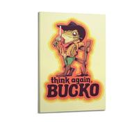 ERUGBKL Think Again Poster Poster Decorative Painting Canvas Wall Posters And Art Picture Print Modern Family Bedroom Decor Posters 20x30inch(50x75cm)