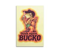 ERUGBKL Think Again Poster Poster Decorative Painting Canvas Wall Posters And Art Picture Print Modern Family Bedroom Decor Posters 24x36inch(60x90cm)