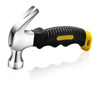 Eruinfang Claw Hammer 8 oz Small Hammer Mini Camping Hammer Tack Hammer Stubby Hammer Small Hammer for Women Nail Hammer Kids Hammer for Home, DIY, Camping, Kids, Tent Stakes, Black