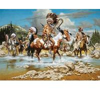 ERUZO 5D Children Diamond Painting Set American Indian Diamond Painting Craft Rhinestone Cross Stitch Adult Painting50x60cm