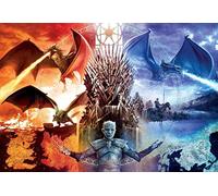ERUZO 5D Diamond Painting Game of Thrones Game of Thrones DIY Mosaic Diamond Painting Set Craft Gift Interior Decoration 50x50cm