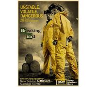 ERUZO Adult 5D Diamond Painting Set Breaking Bad Movie Retro Art Crafts, Suitable for Home Wall Decoration 50x50cm