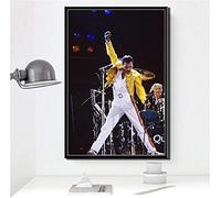 ERUZO Adult 5D Diamond Painting Set Freddie Mercury Bohemian Rock Music Star Art Crafts for Home Wall Decoration 50x50cm