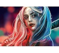 ERUZO Adult 5D Diamond Painting Set (Sexy Harley Quinn) Suitable for Beginners DIY Home Decoration and Gifts50x50cm