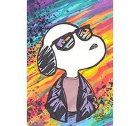 ERUZO DIY 5D Diamond Art Kits for Adults, Snoopy Wear Glasses Cute Snoopy Full Drill Diamond Embroidery Kit Home Office Wall Art Decor Paint by40x50cm