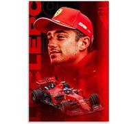 ERUZO DIY 5D Diamond Painting Crystal Rhinestone Painting Charles Leclerc Ferrari Canvas Print Embroidery Pictures Art Crafts for Adults and Children30x40cm