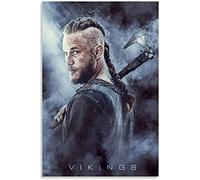 ERUZO DIY 5D Diamond Painting Crystal Rhinestone Painting Vikings Ragnar Lothbrok American Pop TV Series Embroidery Pictures Art Crafts for Adults,40x50cm