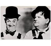 ERUZO DIY 5D Diamond Painting Kits for Adults and Children Laurel and Hardy Retro Film and Picture Modern Cross Stitch Art Crystal Rhinestone30x40cm
