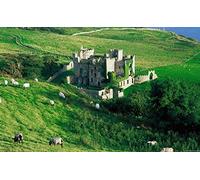 ERUZO Irish Landscape DIY 5D Diamond Painting by Number Unique Kits Home Wall Decor Crystal Rhinestone Wall Decor 30x40CM