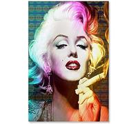 ERUZO Marilyn Monroe 5D Diamond Painting Set for Adults and Children DIY Diamond Painting Crystal Rhinestone Diamond Embroidery Painting30x40cm