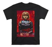 ERVBfddaz Annabelle Comes Home Poster T-Shirt Gift Tshirt Men Women Unisex Black XXL