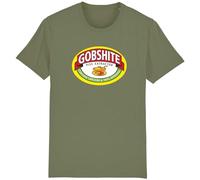 ERVBfddaz Gobshite Funny Novelty Joke Birthday Gift Offensive Spread Spoof T-Shirt Green 3XL