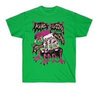 ERVBfddaz King Gizzard & The Lizard Wizard T-Shirt Short Sleeve Green Men S to 3XL Green S