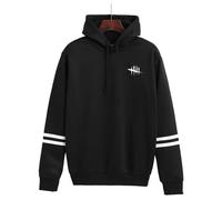 ERWAAD Men's Fleece Hoodie for Dead Daylight Print Spring Autumn Pullover Casual Sports Hoody Drawstring Sweatshirt Plain Long Sleeve Jumpers for Teen Gift-Black||M