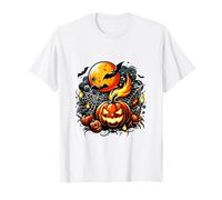 Erwachsen Herr Dame Kind Girl Kürbis brennt Fledermaus Dress T-Shirt
