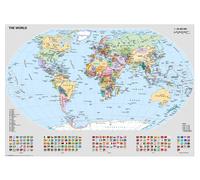 Ravensburger 12000065 - Political World Map - 1000 pieces jigsaw puzzle - Puzzle for adults and kids age 14 years up,