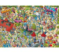Ravensburger Ray’s Comic Series 1000 Piece Jigsaw Puzzle - Funny Holiday Resort Cartoon by Artist Ray Nicholson - Family Puzzle for Adults & Teens