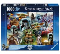 Ravensburger Star Wars The Mandalorian & Grogu Ravensburger Puzzle - 1000 Piece Vibrant Jigsaw Puzzle for Collectors