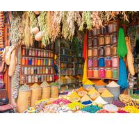 Ravensburger 500 Piece Jigsaw Puzzle - Colourful Spices & Herbs, Morocco | Photographic Puzzle for Adults & Teens | Premium Quality, Precision Fit, Relaxing Activity