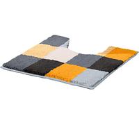 Erwin Müller Pedestal mat with cut-out yellow size 50x50 cm with cut-out