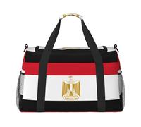 Erwqavc Egyptian flag Print Duffle Bag for Travel,Shoulder Weekender Overnight Handbag, Sports Tote Gym Bag for Men Women