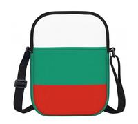 Erwqavc Small Crossbody Zip Bag, Bulgarian Flag Print Stylish Sling Purses, Adjustable Shoulder Strap Bag, for Women Men