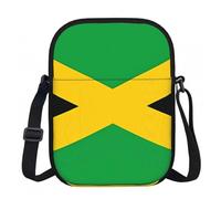 Erwqavc Small Crossbody Zip Bag, jamaica flag Print Stylish Sling Purses, Adjustable Shoulder Strap Bag, for Women Men