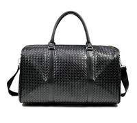 ERWUBA Travel Duffle Bag, Black, 18.8" x 9.4" x 11"