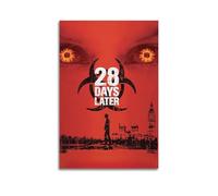ERYAWIEH 28 Days Later Poster Wall Art Canvas Aesthetic Cover Poster Modern Art Painting for Living Room 16x24inch(40x60cm) Unframe-style