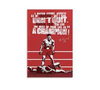 ERYAWIEH Muhammad Ali Motivational(1) Poster Wall Art Canvas Aesthetic Cover Poster Modern Art Painting for Living Room 12x18inch(30x45cm) Unframe-style