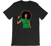 Erykah Badu Pimp The System Mens T Shirt Baduizm Mama's Soul Music R&B Shirt Unisex 100% Cotton Short-Sleeve T-Shirts Black M