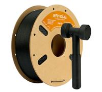 ERYONE Glass Fiber Filament 1.75mm +/- 0.03mm, 3D Printing Filament, Fit Most FDM Printer, Nylon PA6 GF Black, 1kg Spool (2.2LBS)