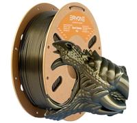 ERYONE Glitter PLA Filament for 3D Printer, 3D Printing PLA Filament 1.75mm +/- 0.03mm, 1kg (2.2LBS)/Spool, Burnt Titanium Dark Gold