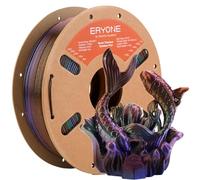 ERYONE Glitter PLA Filament for 3D Printer, 3D Printing PLA Filament 1.75mm +/- 0.03mm, 1kg (2.2LBS)/Spool, Rainbow Burnt Titanium Dark Gold&Green&Blue Purple