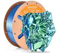 ERYONE High Speed Filament Silk Dual PLA 1.75mm +/- 0.03mm,3D Printing Filament, 30-500mm/s Hyper Speed PLA Filament, 1kg (2.2LBS)/Spool, Blue & Green