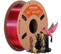 ERYONE High Speed Filament Silk Tricolor PLA 1.75mm +/- 0.03mm, Rapid PLA Filament, 3D Printing Filament, 30-500mm/s Hyper Speed Filament, 1kg (2.2LBS)/Spool, Red Gold Black