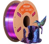 ERYONE High Speed Filament Silk Tricolor PLA 1.75mm +/- 0.03mm, Rapid PLA Filament, 3D Printing Filament, 30-500mm/s Hyper Speed Filament, 1kg (2.2LBS)/Spool, Red Blue Green