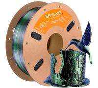 ERYONE High Speed Filament Silk Tricolor PLA 1.75mm +/- 0.03mm, Rapid PLA Filament, 3D Printing Filament, 30-500mm/s Hyper Speed Filament, 1kg (2.2LBS)/Spool, Dark Green&Midnight Blue&Black