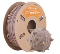 ERYONE High Speed Matte Twist PLA Filament 1.75mm +/- 0.03mm, 3D Printer Filament, 1kg(2.2lbs)/Spool, Fast Color Change Matte Multicolor Rainbow PLA, Rock Totem Carving