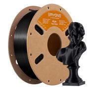 ERYONE High Speed PLA Plus Filament 1.75mm +/- 0.03mm, Rapid PL Filament for Fast Printing, 30-500mm/s 3D Printing Filament Fit Most FDM Printer, 1kg (2.2LBS)/Spool, Black