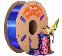 ERYONE High Speed Silk Tri-Color PLA Filament 1.75mm +/- 0.03mm, Rapid PLA Filament, 3D Printing Filament, 30-500mm/s Hyper Speed Filament, 1kg (2.2LBS)/Spool, Red Yellow Blue