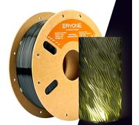 ERYONE High Speed Translucent PETG Filament, 1.75mm +/- 0.03mm, 3D Printing Filament, 30-500mm/s, 1kg (2.2LBS)/Spool, Dark Green