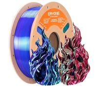ERYONE HS Silk Quadruple Color PLA Filament for 3D Printer 1.75mm +/- 0.03mm, Hyper Speed Coextrusion Filament PLA Shiny 1kg, Evil Pool(Purple & Red & Green & Blue)